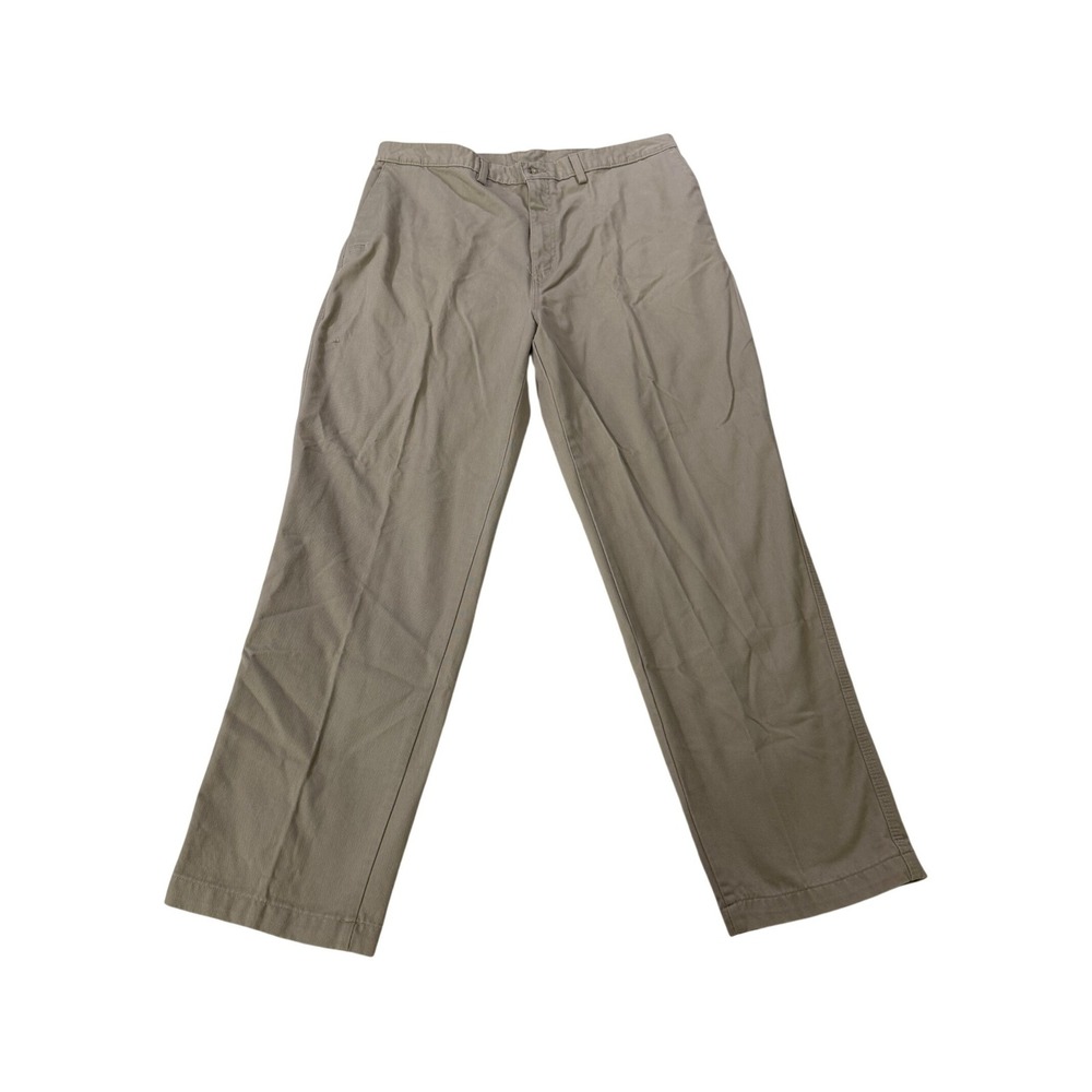 Carhartt Work Pants 40x32 Khaki Tan B129KHI Canvas Straight Leg Utility Workwear